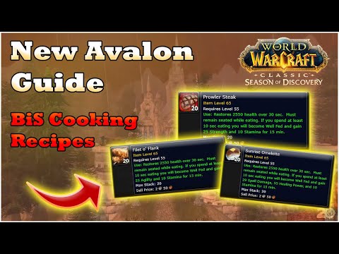 New Cooking Recipes for BiS Consumables in Phase 8 [WoW SoD Guide]