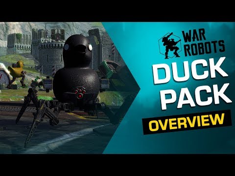 War Robots Overview : Duck Pack (Quackshot Gosling Bombermallard Abomination Pecker)