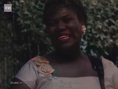Sister Rosetta Tharpe - live in Antibes (Pt1) [Colourised] 1960-61