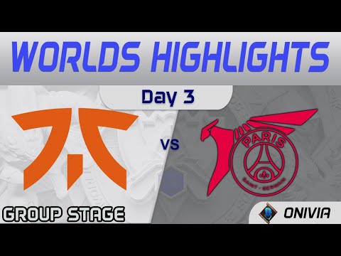 FNC vs PSG Highlights Day 3 Worlds 2021 Group Stage Fnatic vs PSG Talon by Onivia