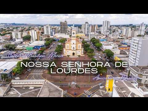 Catedral Basílica Menor Nossa Senhora de Lourdes - Apucarana, Paraná! Um sobrevoo de Drone.