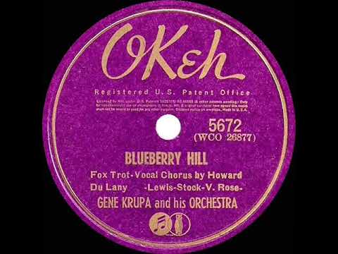 1940 Gene Krupa - Blueberry Hill (Howard Du Lany, vocal)