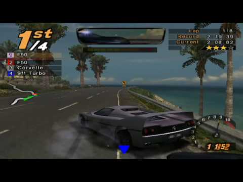 Need for Speed: Hot Pursuit 2, 8 Laps Island Outskirts - Ferrari F50 NFS Edition