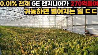 270억 들여 귀농한 GE 천재 엔지니어, 수확량 10배, 365일 채소 3톤 대폭발 ㄷㄷ