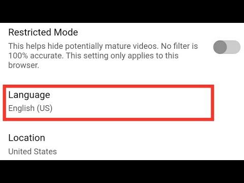 How To Change Language On YouTube | Change YouTube Video Language | YouTube Language Change