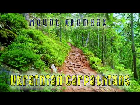 Mount Khomyak, Gorgane Range, Carpathians, Bukovel resort , Ukraine