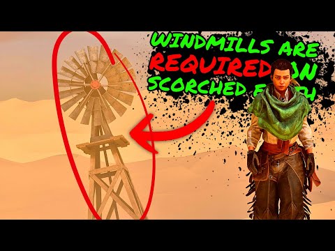 WHY YOU NEED WINDMILLS to SURVIVE on SCORCHED EARTH in Ark Survival Ascended!!!
