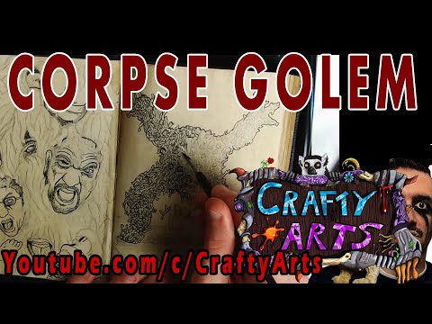 41 Corpse Golem Steve The Cosmic Horror Book Gotta Art Fast