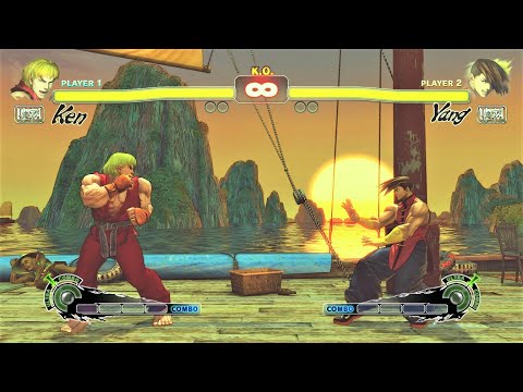 Ken vs Yang (Hardest AI) - Ultra Street Fighter IV