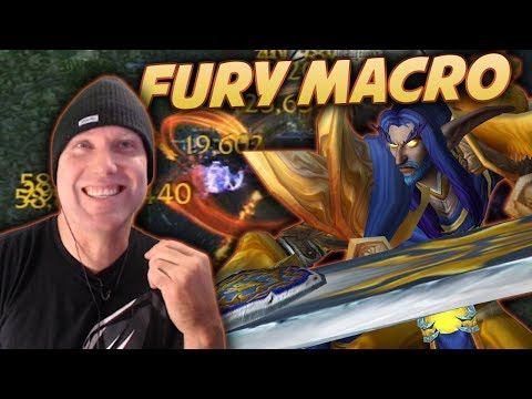 HUGE BURST - NEW Fury Warrior PvP Macro in Battlegrounds - Legion 7.2.5
