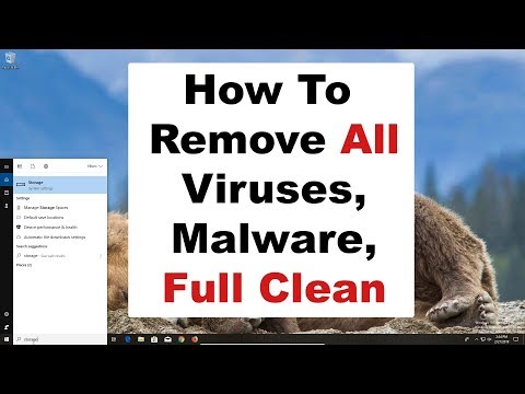 How to remove computer virus, malware, spyware, full computer clean and maintenance 2019 Video