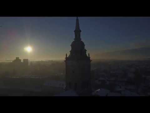 Joniškis iš drono žiema ( Trumpas )