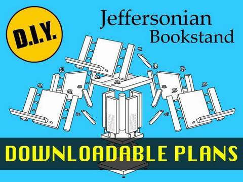 How to Make a Thomas Jefferson (Jeffersonian) Bookstand with Downloadable Plans