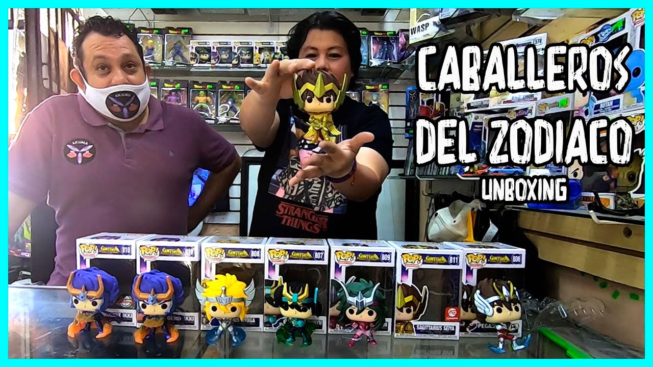 ABRIENDO COLECCIÓN COMPLETA FUNKO POP DE LOS CABALLEROS DEL ZODIACO