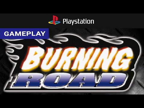 Burning Road (Playstation) - Gameplay Clip [HD] | RetroGameUp