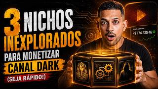 🚨 3 Nichos Inexplorados Para Monetizar Canal Dark (Seja Rápido Antes Que Todos Descubram)