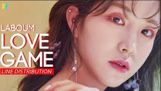 Laboum (라붐) - Love Game | Line Distribution