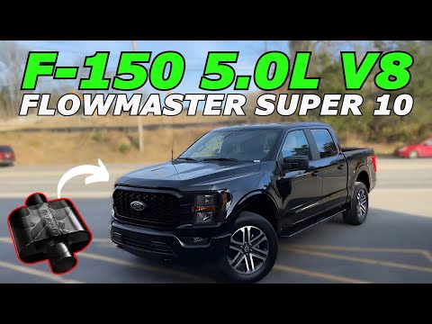 2023 Ford F-150 5.0L V8 Exhaust Sound w/ Flowmaster Super 10!