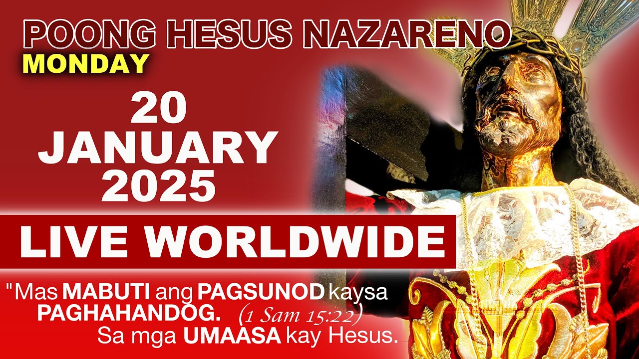 Quiapo Church Live Mass Today • 20 January 2025 (Monday) • HEALING MASS