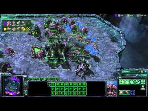 ROOTDestiny (Z) vs. cLSAsgard (Z) [Game 4] - Starcraft 2 Tournament (360icons, 256 team 1v1)