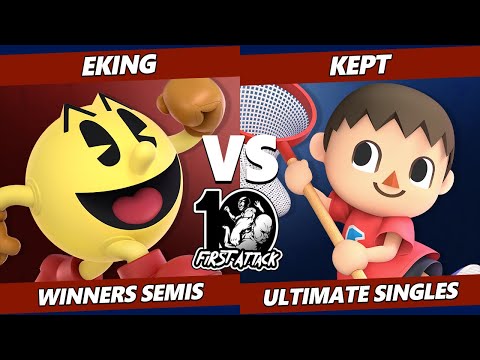 First Attack 2022  - EKING (Pac-Man) Vs. kept (Villager) Smash Ultimate Tournament
