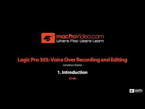 Voiceover Course For Logic Pro Video