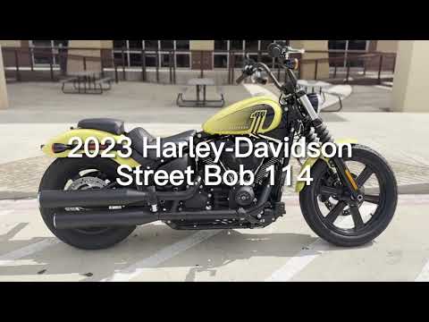 2023 Harley-Davidson Street Bob® 114 in San Antonio, Texas - Video 1