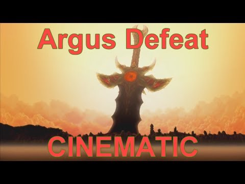 Argus Defeat Cinematic (Sargeras Cinematic) - Antorus Burning Throne Cinematic