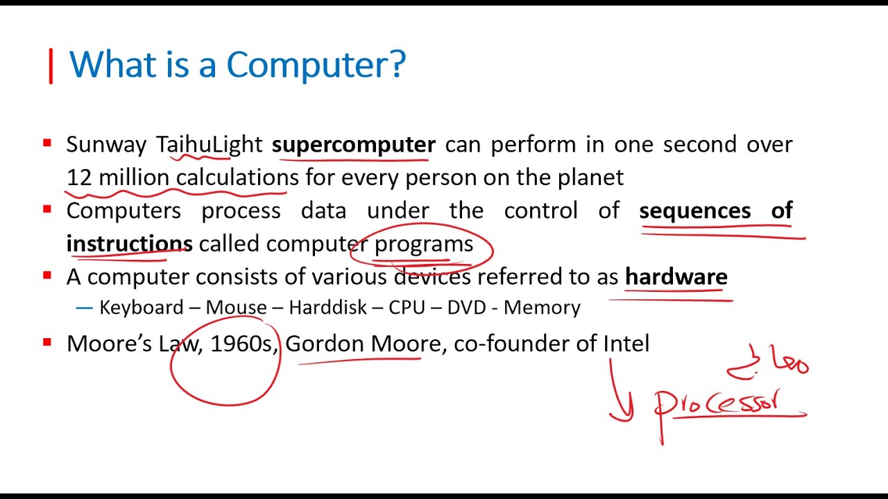 Lecture 01 Java | Introduction to Hardware بالعربي