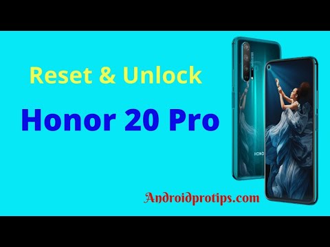 How to Reset & Unlock Honor 20 Pro
