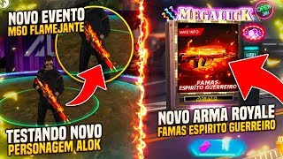 Testei a Habilidade do ALOK e me Surpreendi, Novo Arma Royale e Novo Evento da M60 LENDÁRIA!