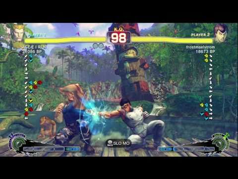 ACE・EIRIN [Guile] vs frostmaelstrom [Fei] SSF4 Japanese Online Ranked Matches - Xbox Live