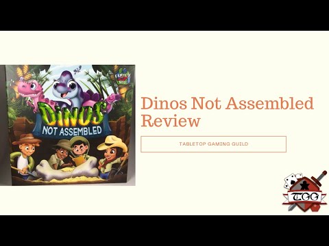Dinos Not Assembled Board Game Review