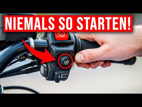 NEVER start your MOTORCYCLE THIS WAY!