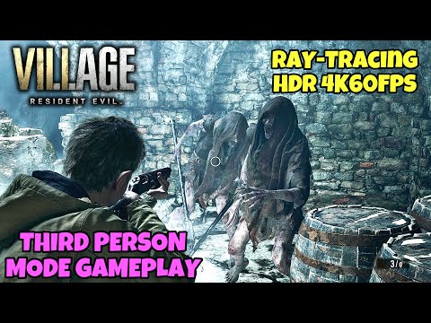 Resident Evil Village Gold Edition Demo Third Person Mode Gameplay PS5 4K 60FPS RAY TRACING