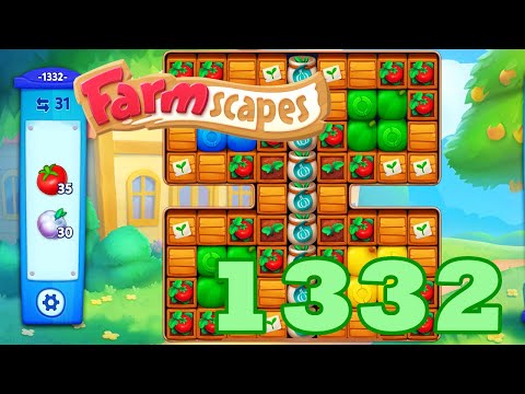 Farmscapes Level 1332 HD Gameplay Walkthrough | 3 - match game | android | ios | pc | GameGo Game