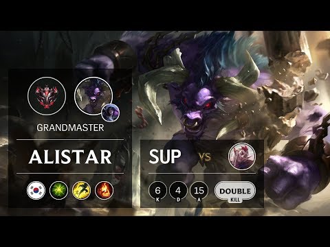 Alistar Support vs Rakan - KR Grandmaster Patch 9.8