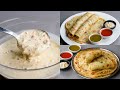 I Combined Egg Flour Make This Delicious Liquid Dough Egg Paratha No Knead No Dough Paratha