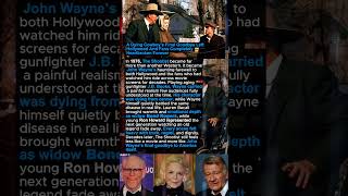 A Dying Cowboy’s Final Goodbye Left Hollywood And Fans Completely Heartbroken Forever 🤠💔 #shorts