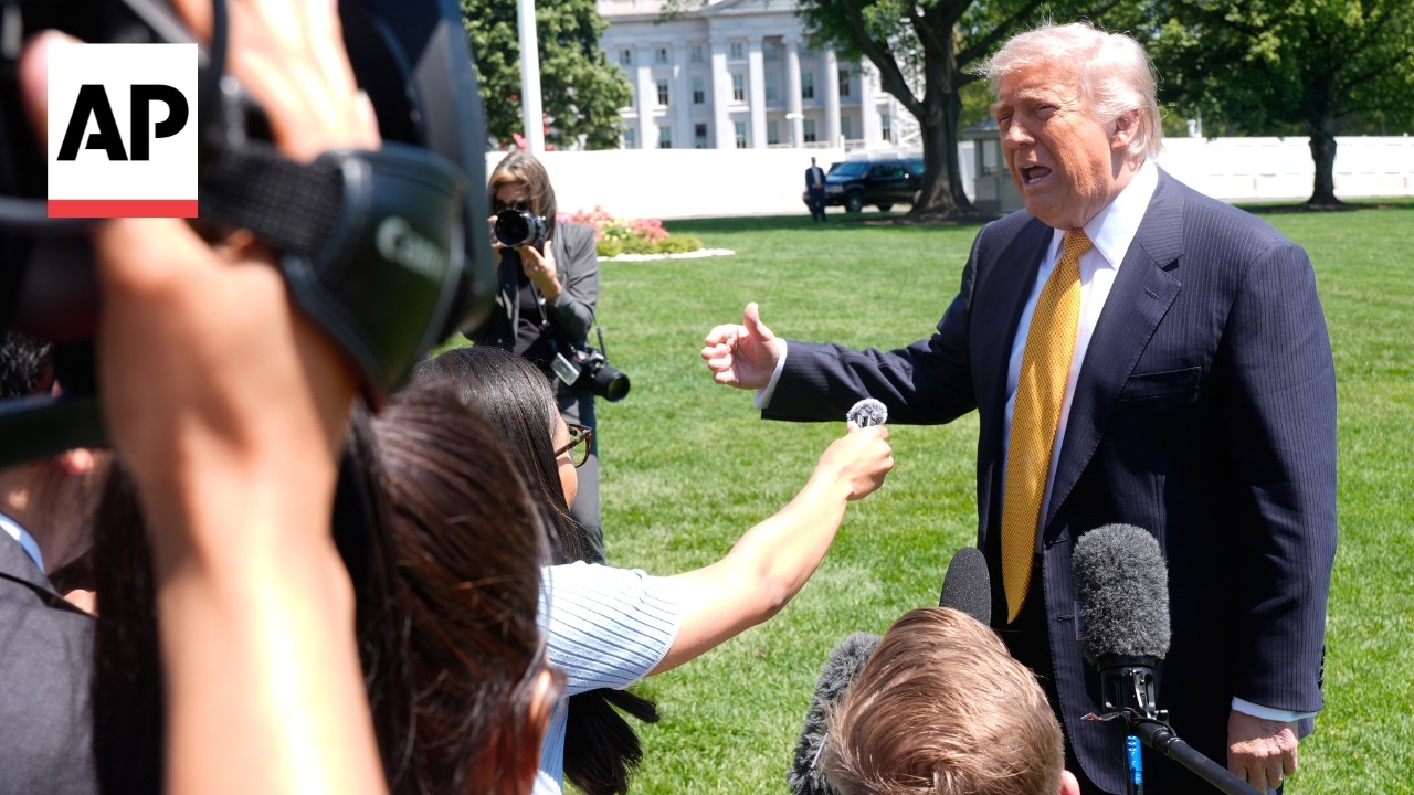 Video | Trump says he and XI will have a 'long talk' about Iran during China visit