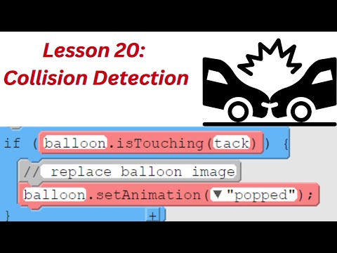 Code.org CSD Lesson 20 Collision Detection