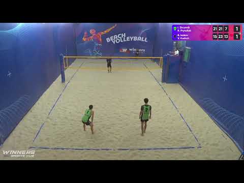 11:40 I. Skrynnik / R. Prytuliak - B. Isakov / V. Kushch 01.08.2022 | Winners Beach Volleyball