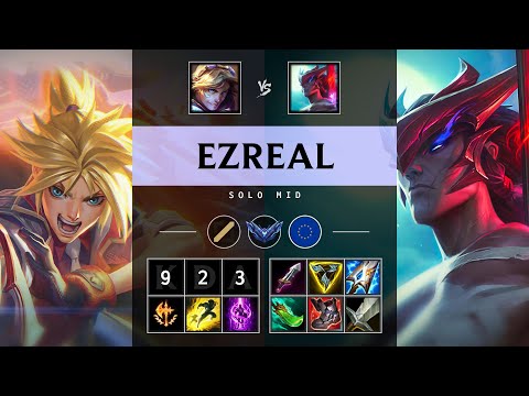 Ezreal Mid vs Yone: Triple Kill, Dominating - EUW Diamond Patch 25.S1.1