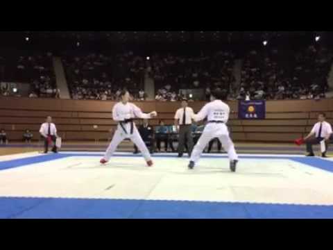 The 16th All Japan Chapionships of JKS FEMALE KUMITE FINAL  AYUMI UEKUSA VS KAYO SOMEYA
