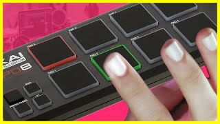 Video thumbnail for Akai LPD8 Test: kompakter MIDI Controller by delamar MAX