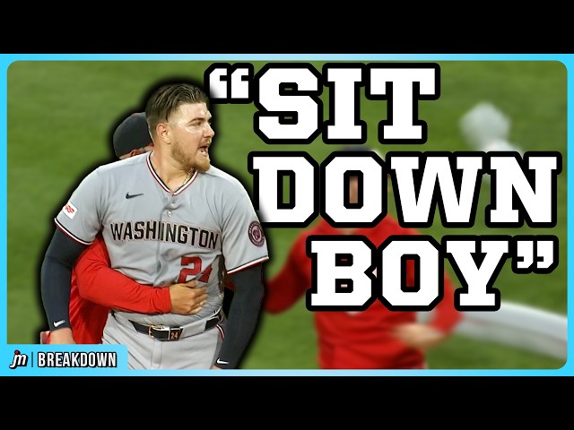 Pitcher gets a helmet thrown at him for shouting at the batter, a breakdown