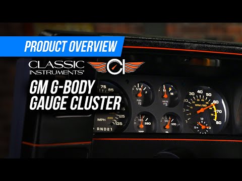 Upgrade your G-Body with Classic Instrument's G-Body Gauge Cluster