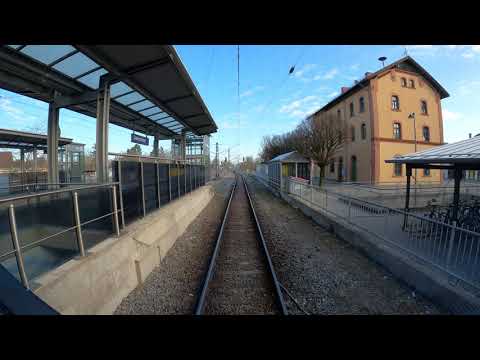 Führerstandsmitnahme S-Bahn München S3 Deisenhofen - Ostbahnhof BR423 Wide