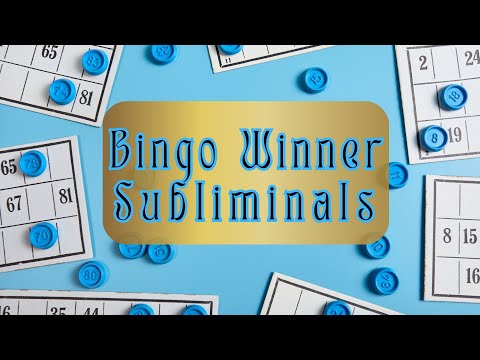 WIN BIG at Bingo FAST | Powerful Bingo Subliminal Audio for Instant Luck and Wins!