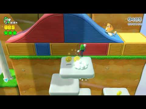 Super Mario 3D World (Switch) 1-3 Itemless Speedrun - Time: 27